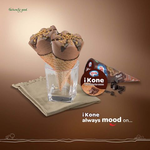 Savoy ikone Chocolate Ice Cream 121ml