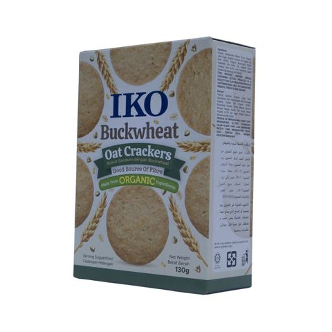Iko Chia Seed Oat Crackers 130g
