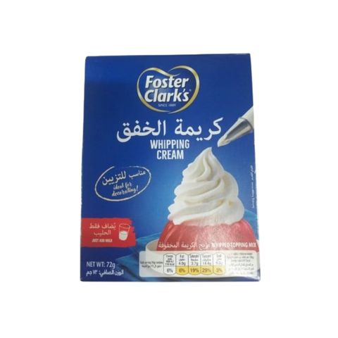 Foster Clark's Whipped Topping Mix Packets 72g