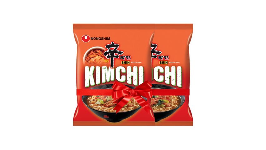Nongshim Shin Kimchi Noodle Soup Single Pack 120g