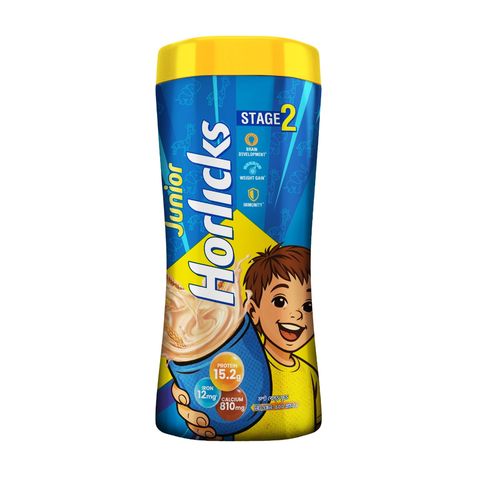 Junior Horlicks Health and Nutrition Drink Stage-2 Jar 500g (Powder Drink)