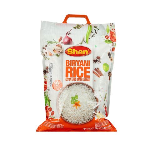Shan Extra Long Grain Basmati Rice 5kg