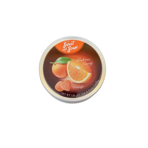 Mrs Sweet And Mr Sour Orange Soft Candy 128g