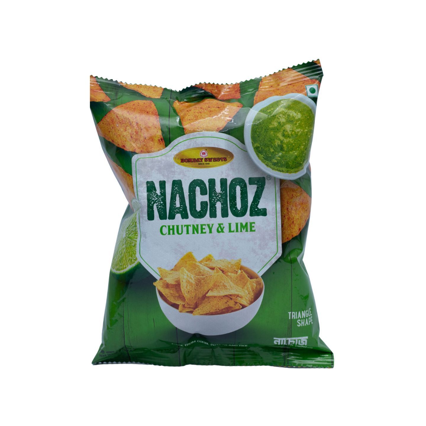 Bombay Sweets Nachoz Chutney & Lime Chips 25g