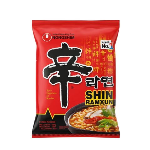 Nongshim Shin Ramyun Gourmet Spicy Ramyun Noodle Soup Single Pack 120g