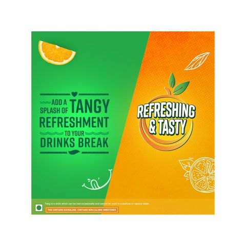Tang Orange Flavoured Instant Drink Powder 75g