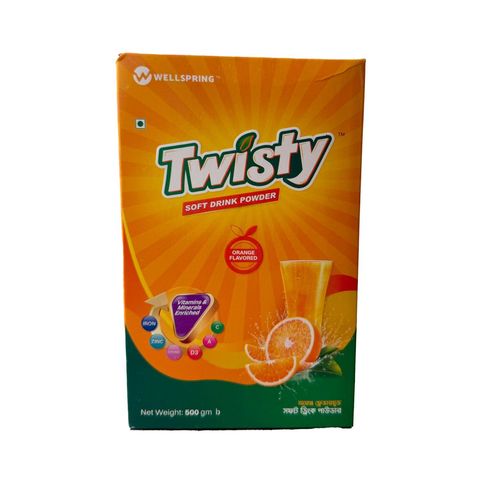 Twisty Soft Drink Powder Orange 500g