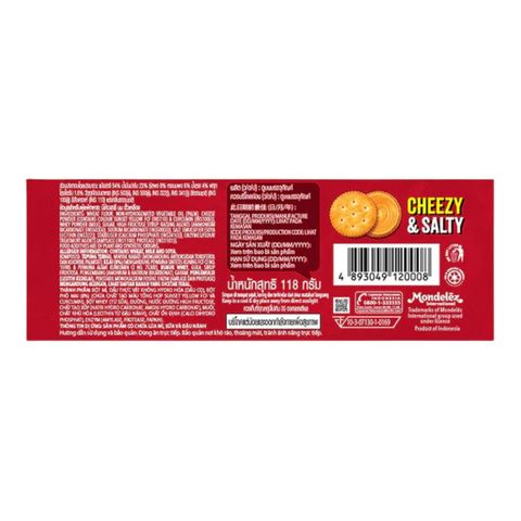 Ritz Crunchy Cheese Cream Sandwich Crackers 27g