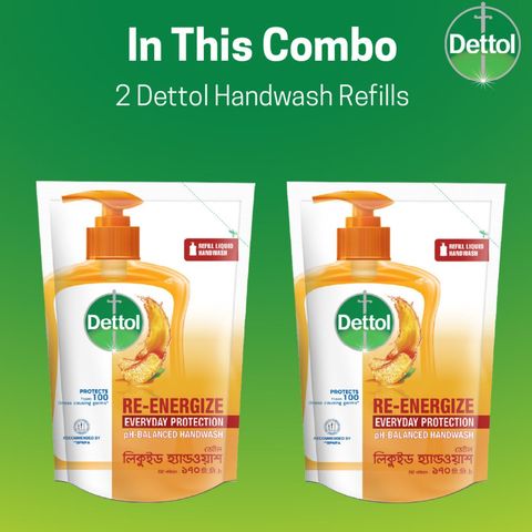 Dettol Handwash Reenergize Refill Combo 170ml
