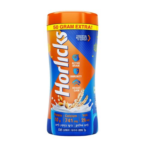 Standard Horlicks Health and Nutrition Drink Jar 500g