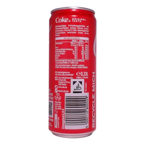 Coca-Cola Classic Malaysian Can Chilled 320ml