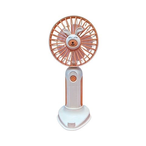 Portable Handheld Mini Rechargeable Fan Smile Face Assorted 1 Piece