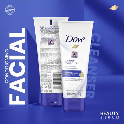 Dove Face Wash Beauty Moisture 100g
