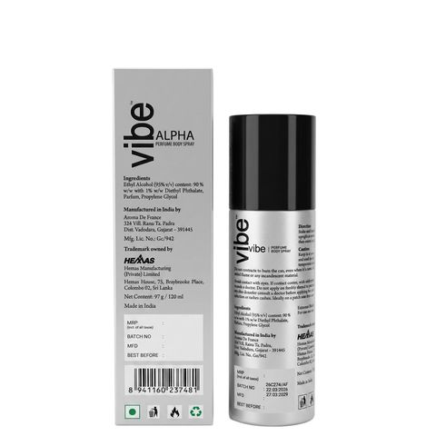 Vibe Alpha Perfume Body Spray Edge 120ml