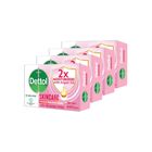 Dettol Bathing Soap Bar Skincare Quad Pack Combo 120g