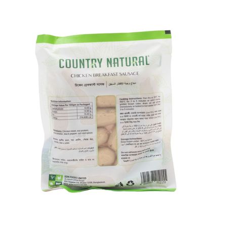 Country Natural Chicken Breakfast Sausage (10 Pieces) 180g