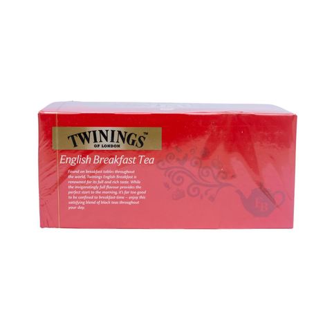 Twinings English Breakfast Black Tea 25 Sachet 50g