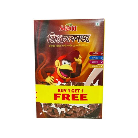 Buy Sajeeb Mr. Chocoz 200g & Get Free Sajeeb Corn Flakes 100g