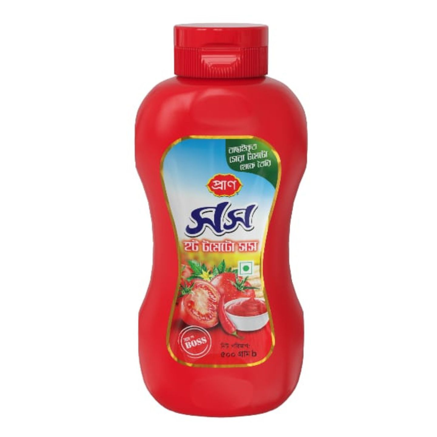 Pran Hot Tomato Sauce Plastic Jar 500g