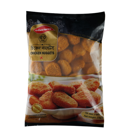 Crown Farms Chicken Nuggets 50 Pieces 1kg 