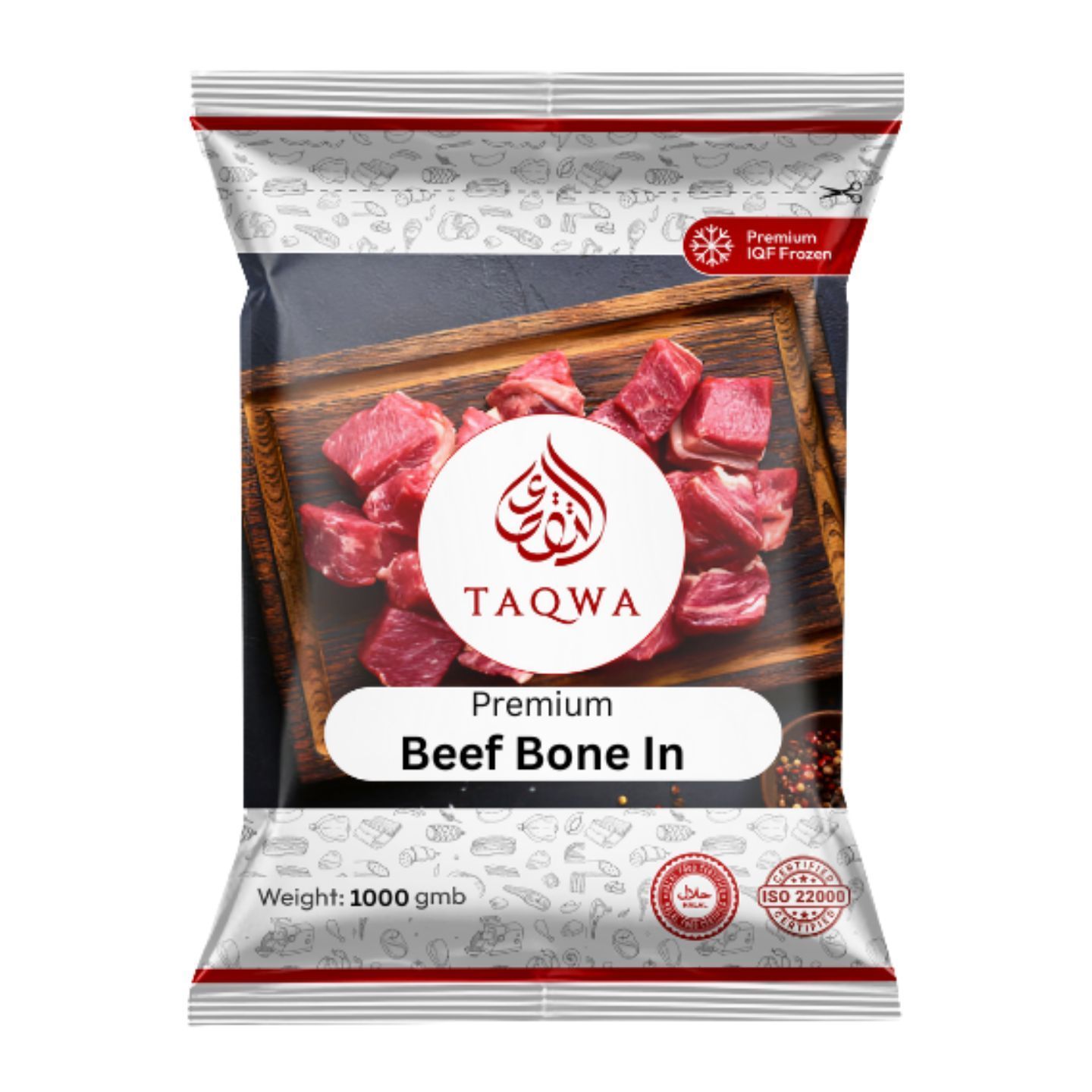 Taqwa Premium Beef Bone In 1kg