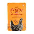 Pramy Immunity Pouch Chicken Meat Topping Pumpkin And Carrot In Gravy For All Cats 70g 