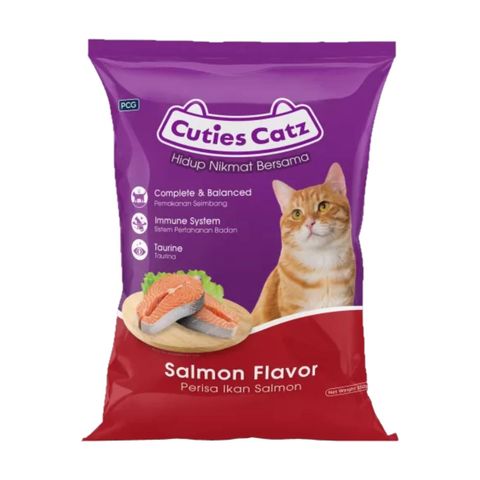 Cuties Catz Salmon Flavor Cat Food 350g