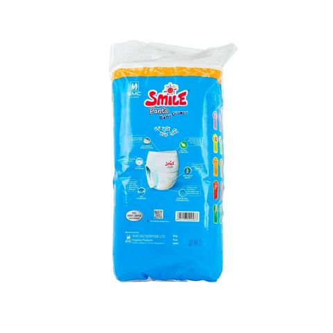 Smile Pants Baby Diaper L (9-14kg) 34 Pieces