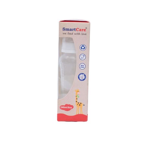 Smart Care Baby Feeding Bottle Pp 8 Oz (Assorted) 1 Piece