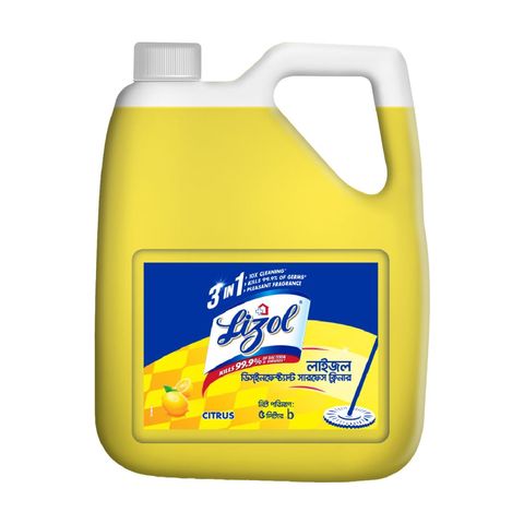 Lizol Disinfectant Surface Cleaner Citrus 5L
