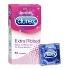 Durex Extra Ribbed Condoms 10 Pieces