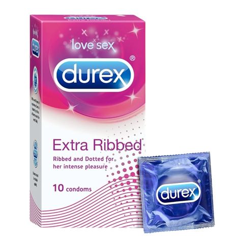 Durex Extra Ribbed Condoms 10 Pieces