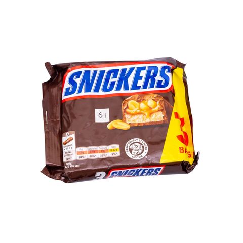 Snickers Chocolate 3x41.7g 125.1g 