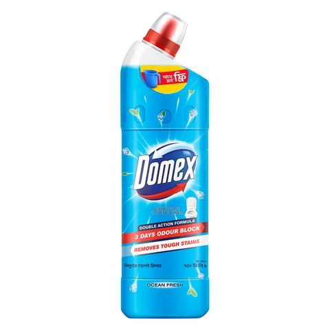 Buy 1 Piece Domex Toilet Cleaning Liquid Ocean Fresh 750ml & Get Mug Free 1 Piece