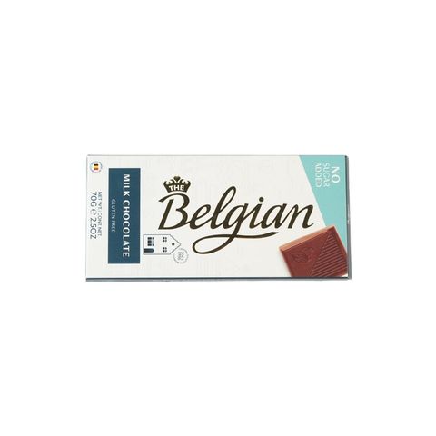 Belgian NSA Milk Chocolate Gluten Free 70g