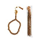 Tasbih Standard Yellow Beads Assorted 33 Beads 1Piece