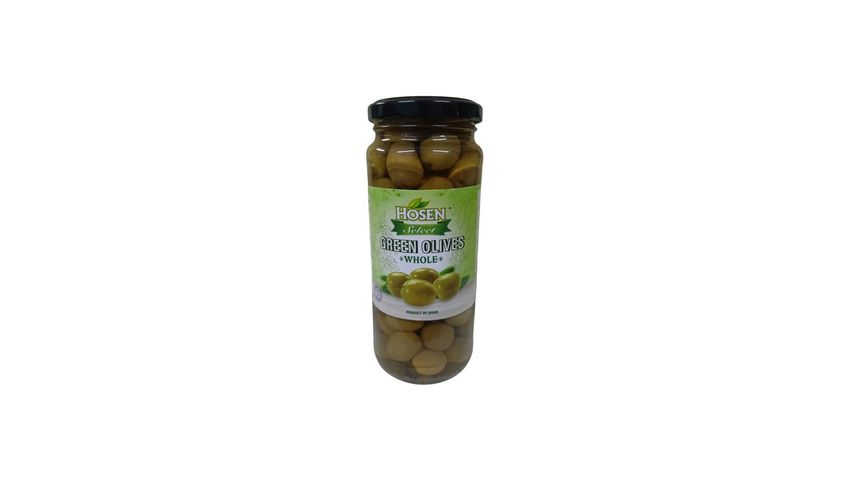 Hosen Green Olive Whole 350g