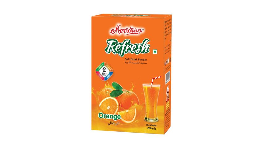 Meridian Refresh Soft Drink Powder Orange 250g