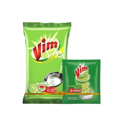Vim Powder & Liquid Combo Pack 500ml+75ml