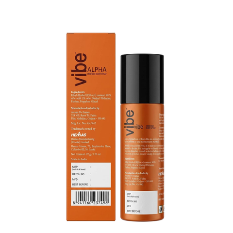 Vibe Alpha Perfume Body Spray Force 120ml
