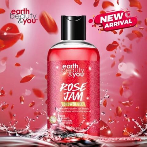 Earth Beauty & You Shower Gel Rose Jam 380ml