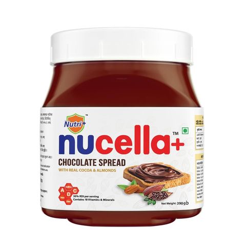 Nucella+ Chocolate Bread Spread Cocoa & Almonds 390g