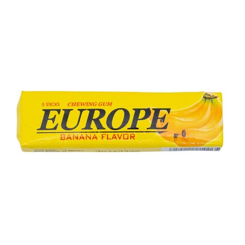 Europe Chewing Gum Banana Flavour 8g