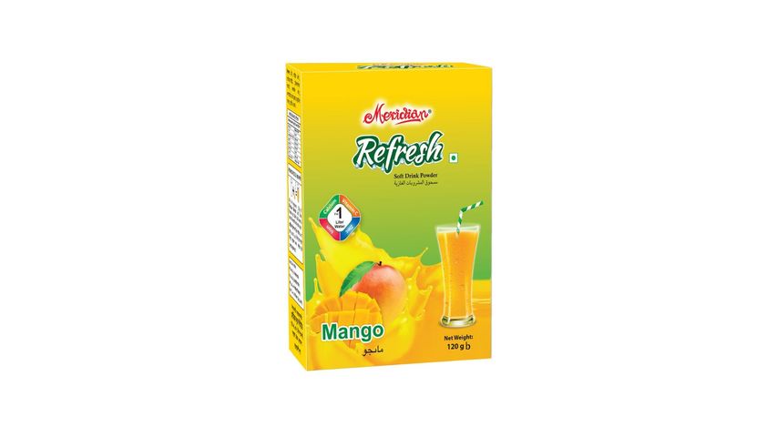 Meridian Refresh Soft Drink Powder Mango 120g