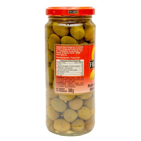 Figaro Green Olives Plain 340g