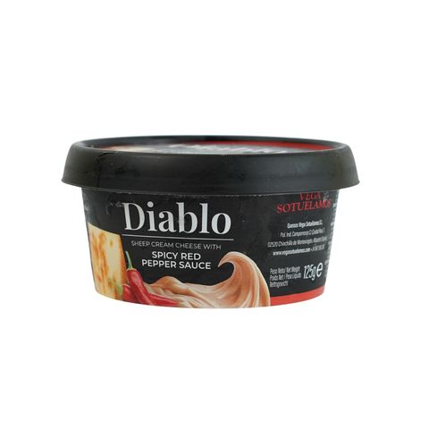 Vega Sotuelamos Sheep Cream Cheese With Spicy Red Pepper Sauce 125g