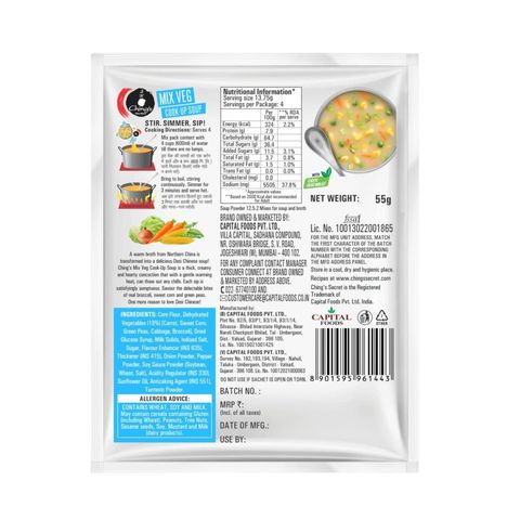 Ching's Mix Veg Soup 55g