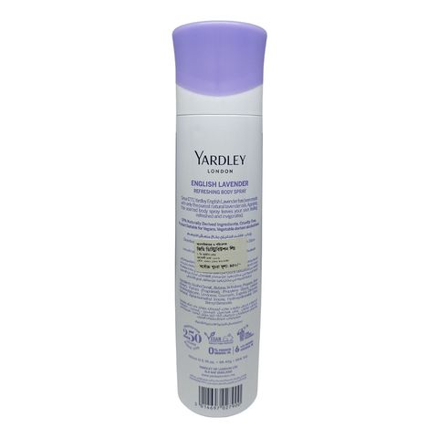 Yardley Body Spray Eng Lav 150ml