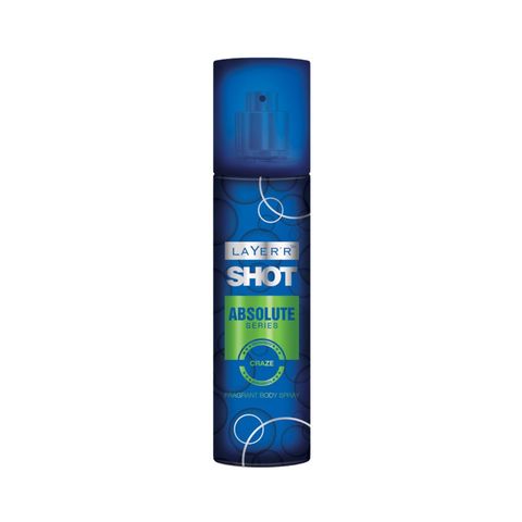 Layer'r Shot Absolute Series Craze Body Spray 135ml