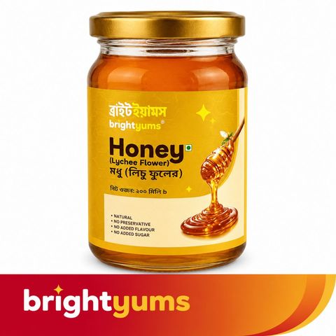 brightyums Lychee Flower Honey 500g